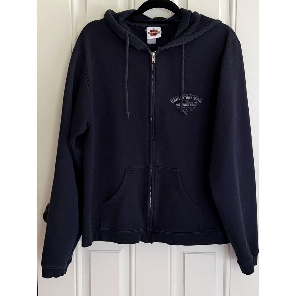 Authentic Harley Davidson Women's Navy Bluegrass Louisville size M